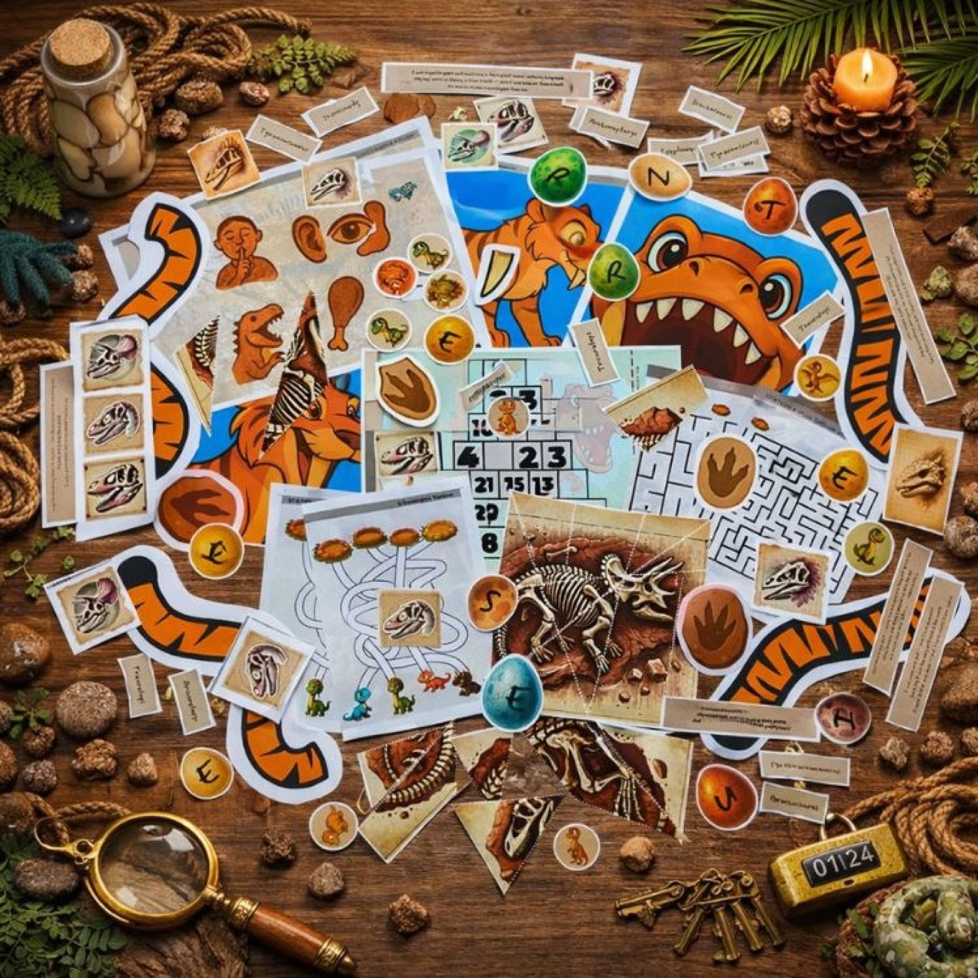 Dinosaur Treasure Hunt preview