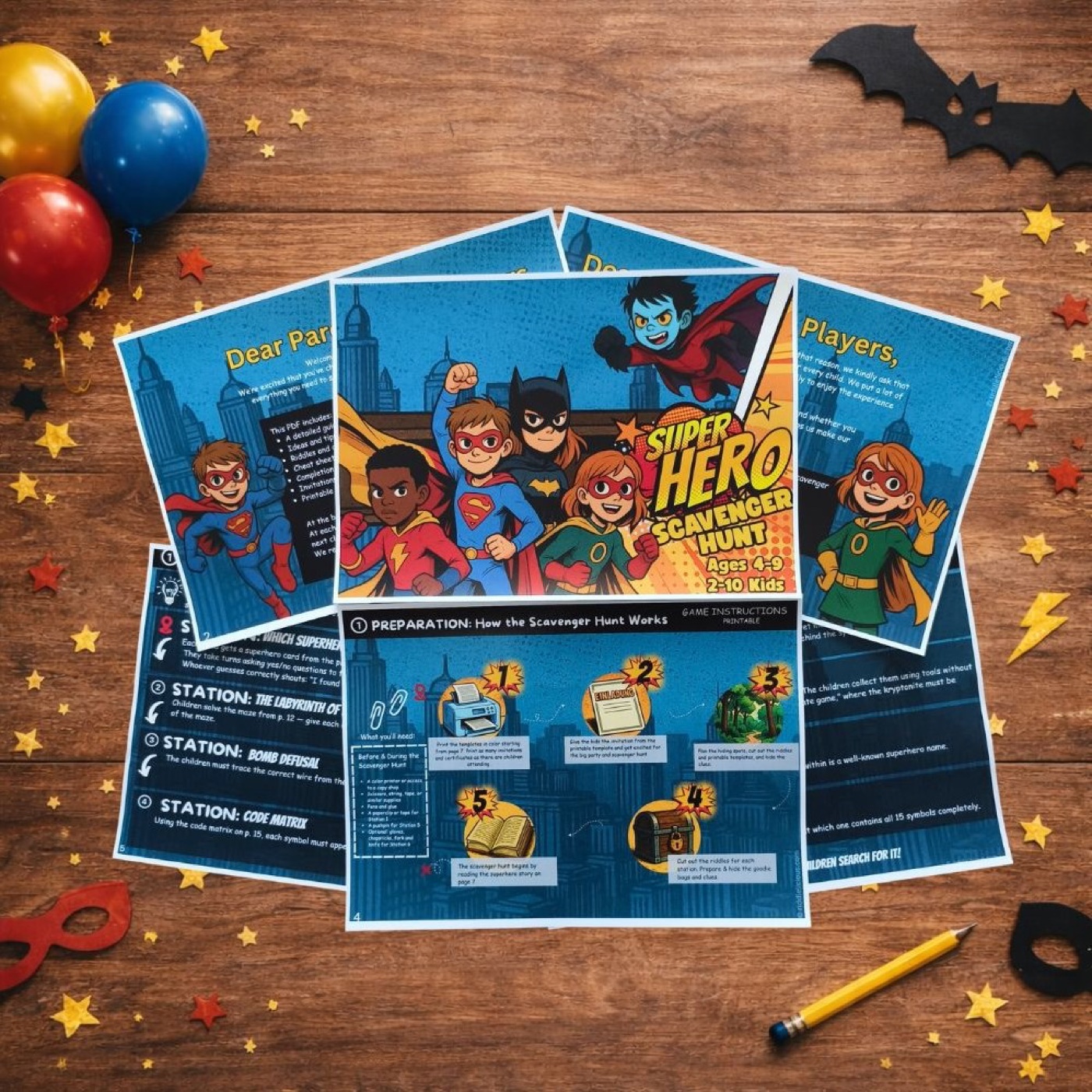 Superhero Treasure Hunt preview