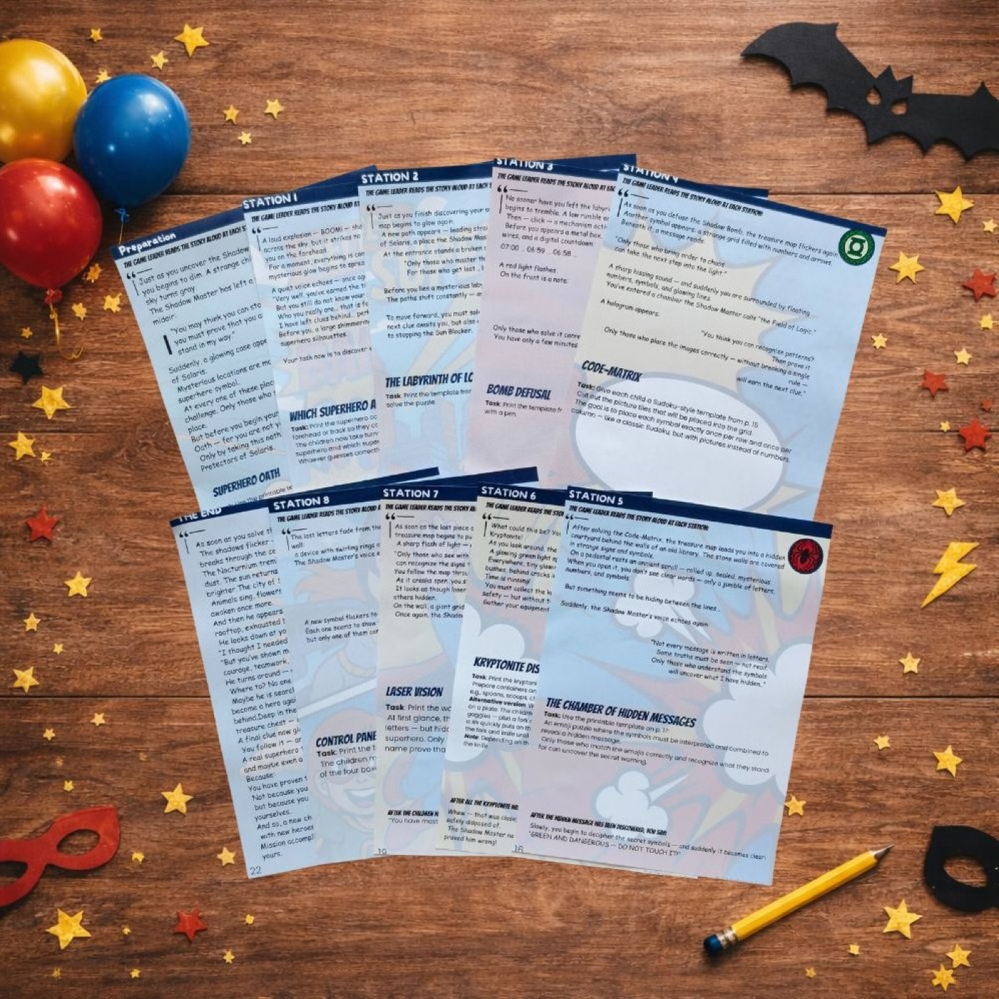 Superhero Treasure Hunt preview