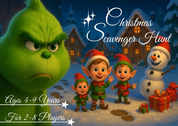 Christmas treasure hunt for kids
