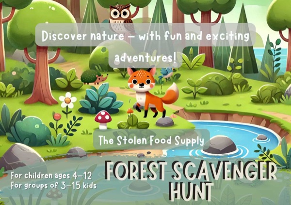 Forest treasure hunt for kids