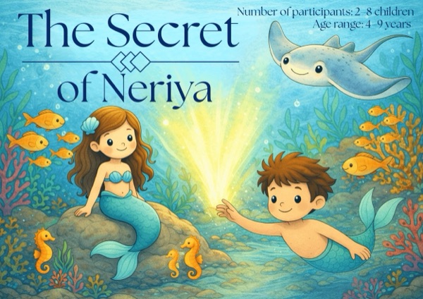 Mermaid treasure hunt for kids