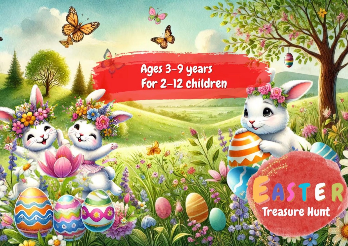 Printable Easter treasure hunt for kids