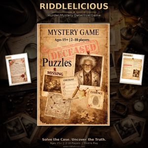 Printable Murder Mystery Party Kit