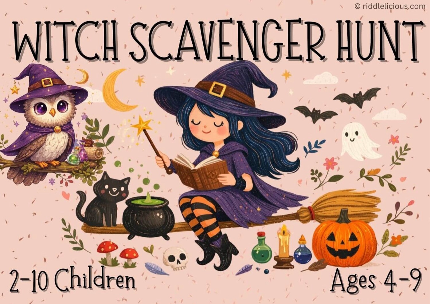 Witch & Halloween Treasure Hunt