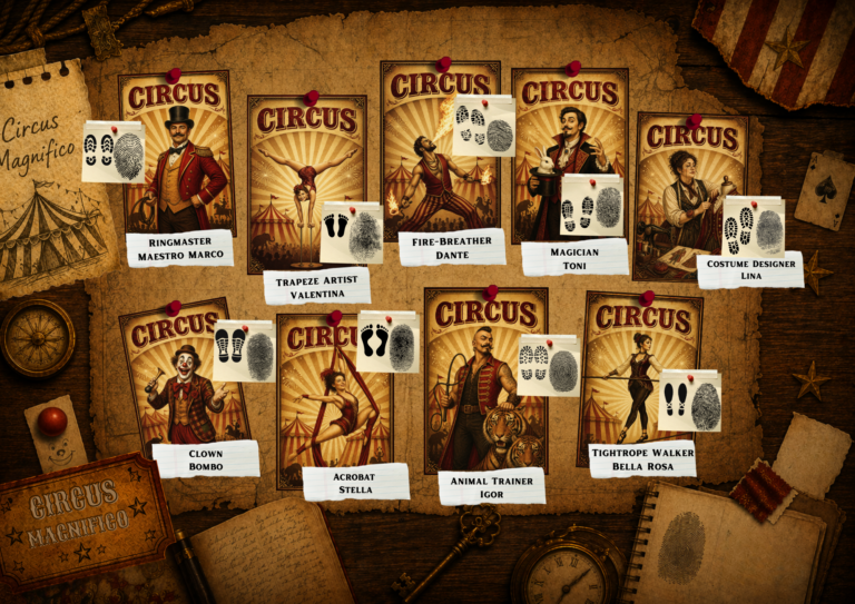 The Circus Sabotage - Detectives in the Circus product preview 2