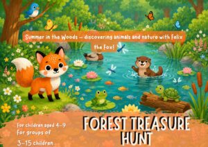 Summer in the Forest treasure hunt for kids