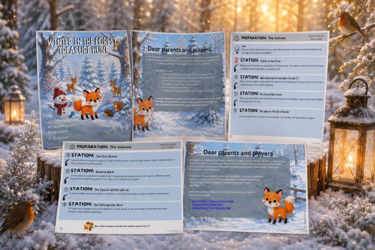 Winter in the Forest Treasure Hunt product preview 1