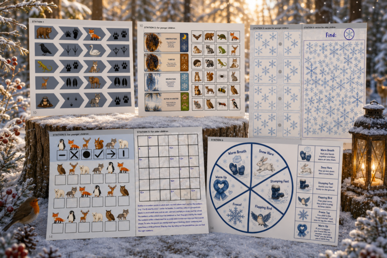 Winter in the Forest Treasure Hunt product preview 3