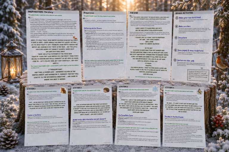 Winter in the Forest Treasure Hunt product preview 2