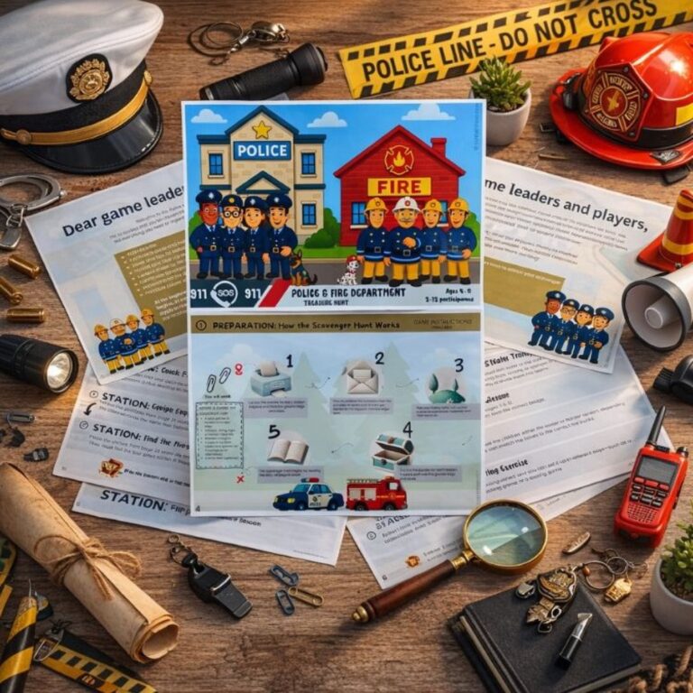 Firefighter & Police Treasure Hunt product preview 1