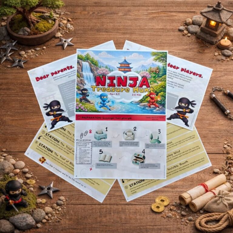 Ninja Treasure Hunt product preview 1