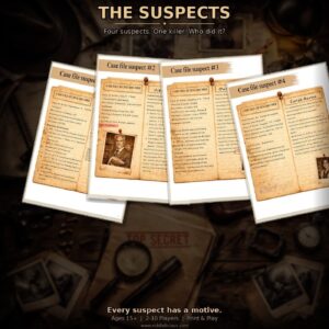 Printable Murder Mystery Party Kit preview