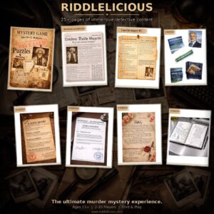 Printable Murder Mystery Party Kit preview